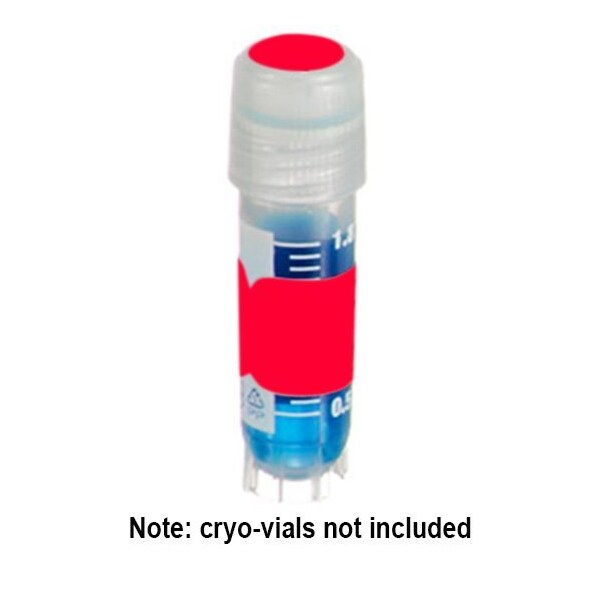 DirectThermal Tags (1.5x0.5") and Spot (3/8") Combo, Red, 500 sets/pk, 500PK